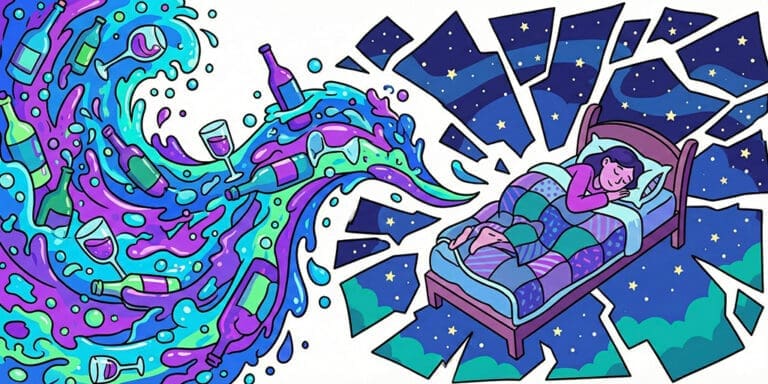 alcohol disrupts sleep