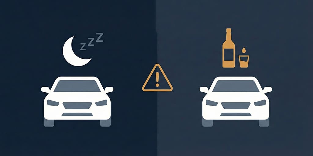 Sleep deprivation impairs driving more than legal alcohol limits 1 sleep deprivation vs alcohol driving