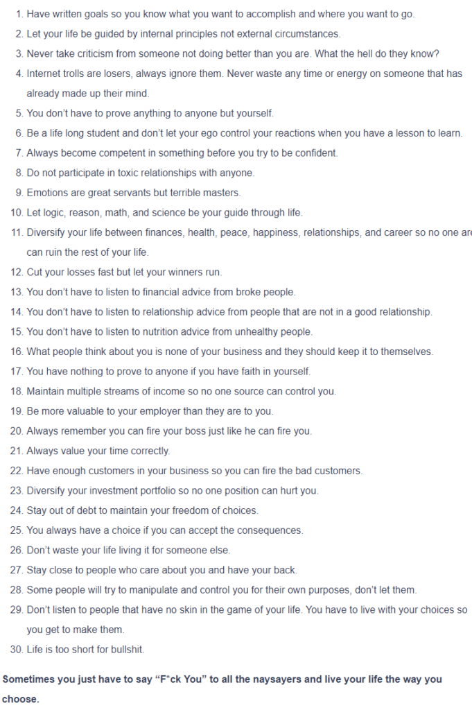 how to be unfckwithable